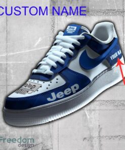 Personalized Jeep AF1 Sneaker Blue For Fans Gift Air Force 1 Shoes All OVer Print