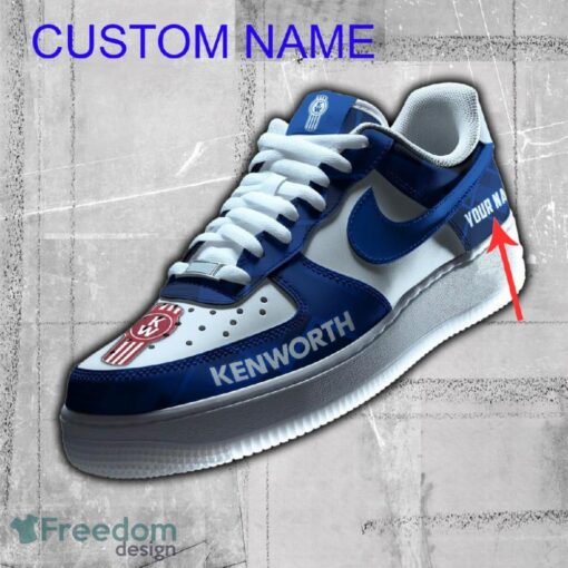 Personalized Kenworth AF1 Sneaker Blue For Fans Gift Air Force 1 Shoes All OVer Print - Personalized Kenworth AF1 Sneaker Blue For Fans Gift Air Force 1 Shoes All OVer Print