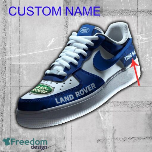 Personalized Land Rover AF1 Sneaker Blue For Fans Gift Air Force 1 Shoes All OVer Print - Personalized Land Rover AF1 Sneaker Blue For Fans Gift Air Force 1 Shoes All OVer Print