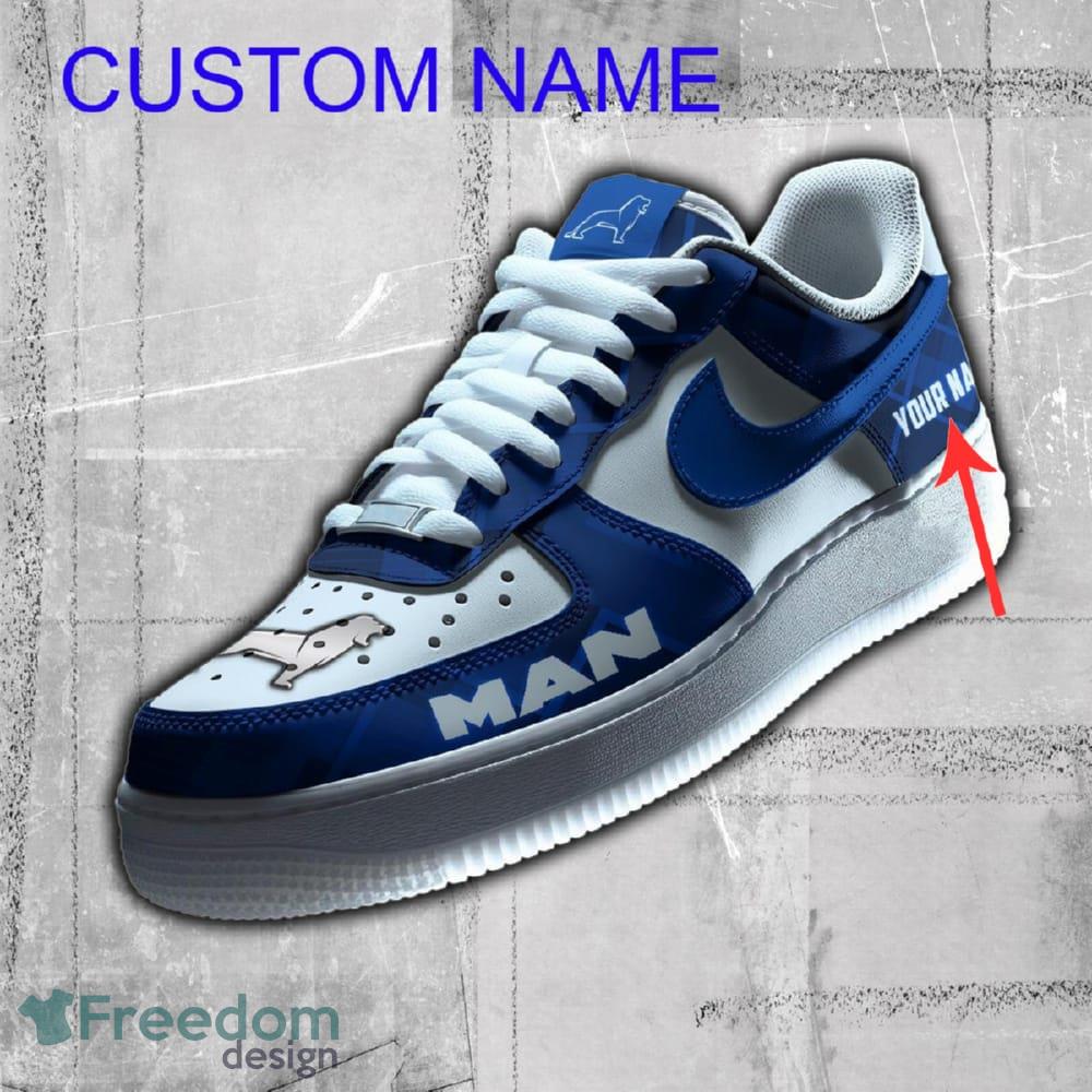 Personalized MAN AF1 Sneaker Blue For Fans Gift Air Force 1 Shoes All OVer Print - Personalized MAN AF1 Sneaker Blue For Fans Gift Air Force 1 Shoes All OVer Print