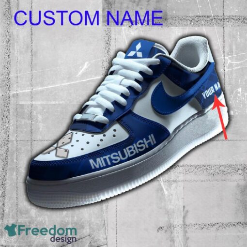 Personalized Mitsubishi AF1 Sneaker Blue For Fans Gift Air Force 1 Shoes All OVer Print - Personalized Mitsubishi AF1 Sneaker Blue For Fans Gift Air Force 1 Shoes All OVer Print