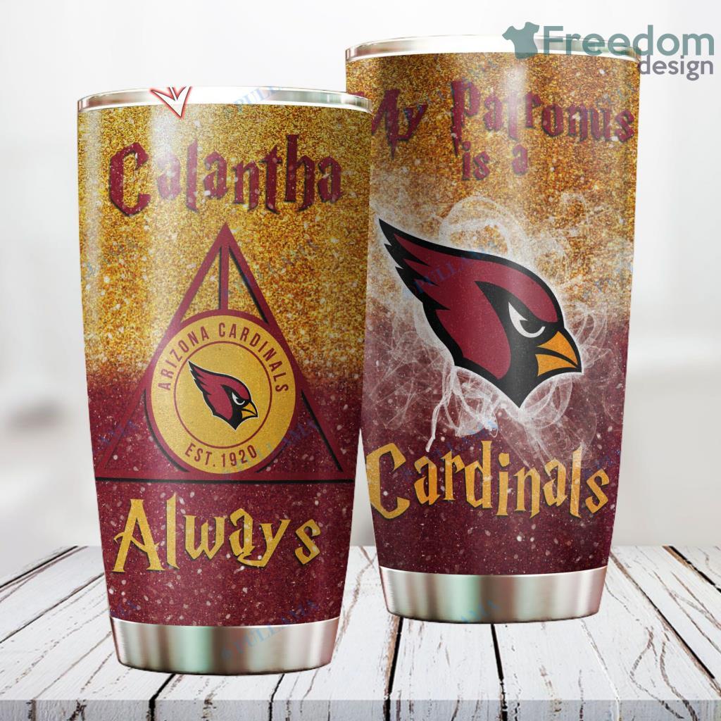 Personalized NFL Arizona Cardinals Harry Potter Always Deathly Hallows Custom Name Stainless Steel Tumbler Best Gift image Personalized NFL Arizona Cardinals Harry Potter Always Deathly Hallows Custom Name Stainless Steel Tumbler Best Gift Product Photo 1