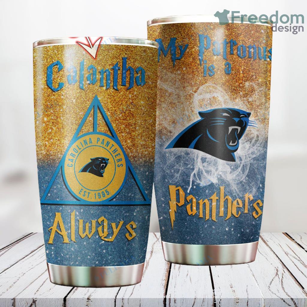 Personalized NFL Carolina Panthers Harry Potter Always Deathly Hallows Custom Name Stainless Steel Tumbler Best Gift image Personalized NFL Carolina Panthers Harry Potter Always Deathly Hallows Custom Name Stainless Steel Tumbler Best Gift Product Photo 1