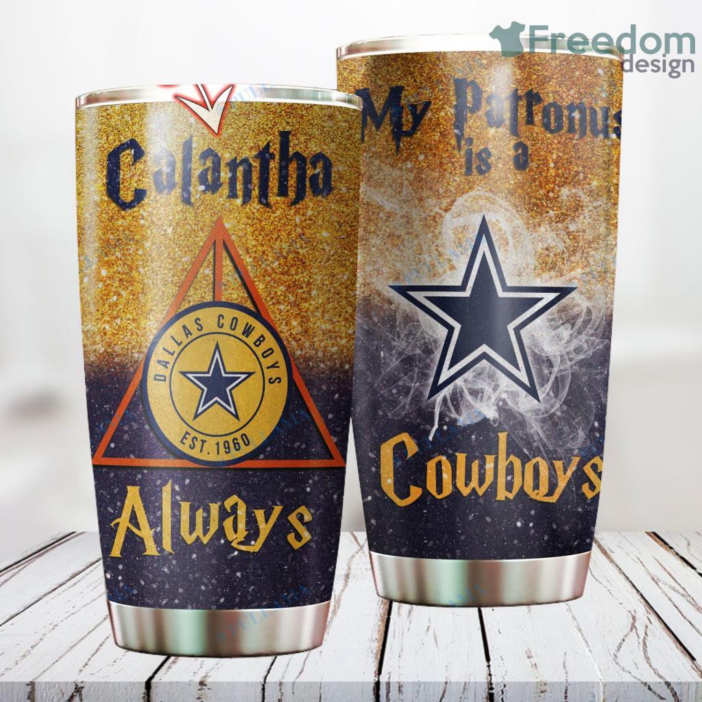 Personalized NFL Dallas Cowboys Harry Potter Always Deathly Hallows Custom Name Stainless Steel Tumbler Best Gift image Personalized NFL Dallas Cowboys Harry Potter Always Deathly Hallows Custom Name Stainless Steel Tumbler Best Gift Product Photo 1