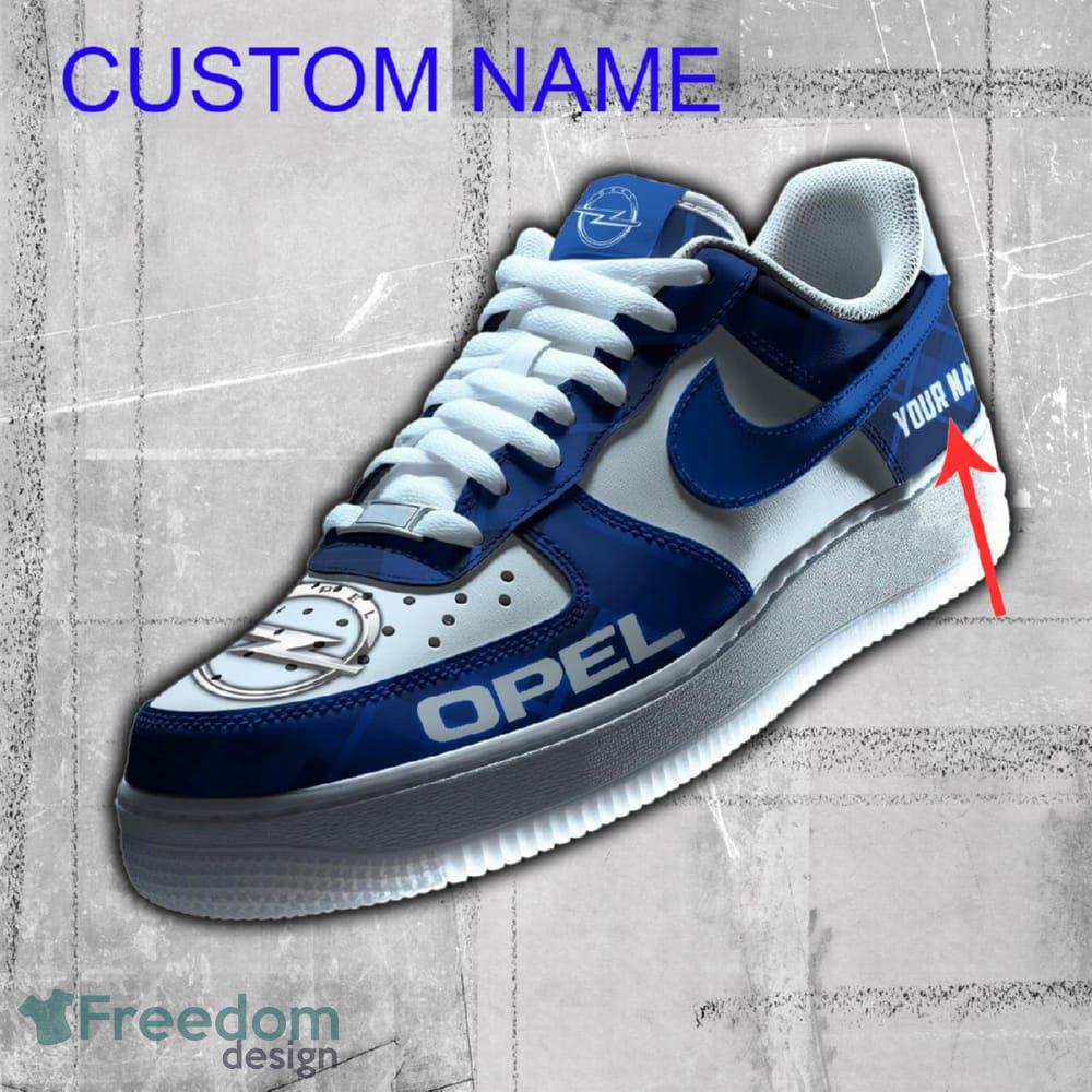 Personalized Opel AF1 Sneaker Blue For Fans Gift Air Force 1 Shoes All OVer Print - Personalized Opel AF1 Sneaker Blue For Fans Gift Air Force 1 Shoes All OVer Print