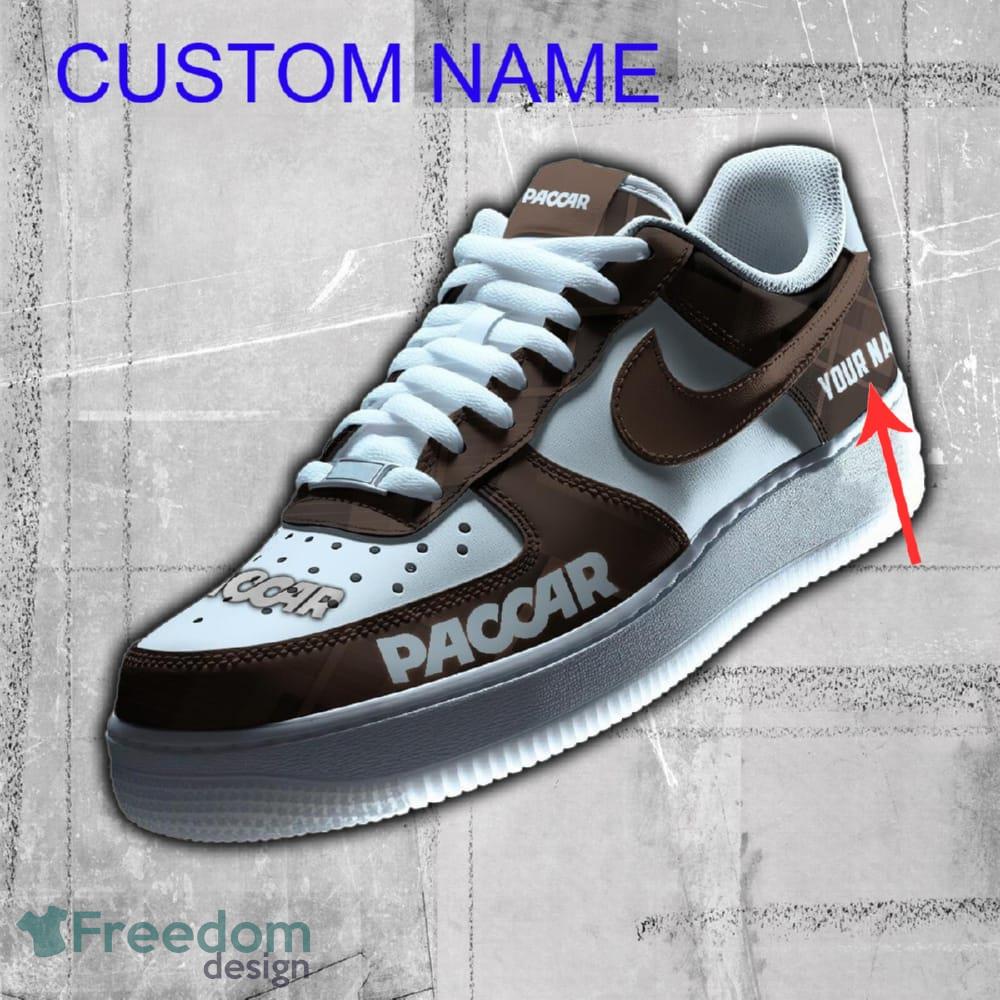 Personalized Paccar AF1 Sneaker Brown For Fans Gift Air Force 1 Shoes All OVer Print - Personalized Paccar AF1 Sneaker Brown For Fans Gift Air Force 1 Shoes All OVer Print