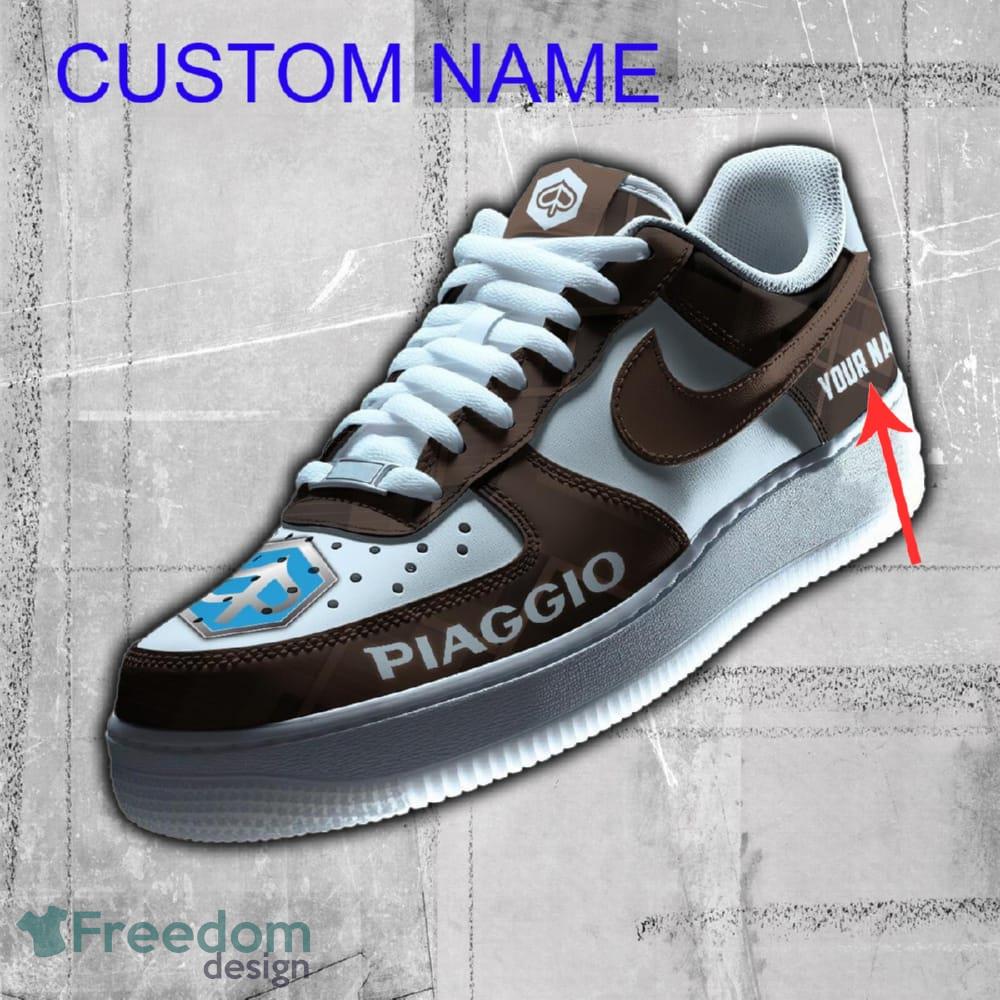 Personalized Piaggio AF1 Sneaker Blue For Fans Gift Air Force 1 Shoes All OVer Print - Personalized Piaggio AF1 Sneaker Blue For Fans Gift Air Force 1 Shoes All OVer Print