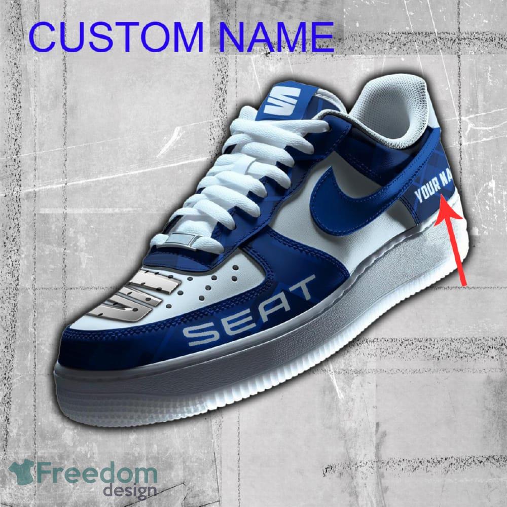 Personalized Seat AF1 Sneaker Blue For Fans Gift Air Force 1 Shoes All OVer Print - Personalized Seat AF1 Sneaker Blue For Fans Gift Air Force 1 Shoes All OVer Print