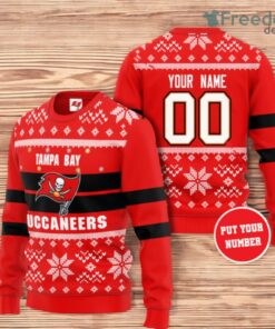 Personalized Tampa Bay Buccaneers Christmas Christmas Ugly Sweater 3D