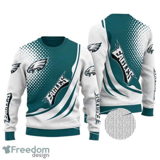 Philadelphia Eagles All Over Print Christmas Sweater Product Photo 1