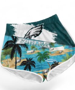 Philadelphia Eagles Logo Combo Hawaiian Shirt And Short Trending Summer For Fans image Philadelphia Eagles Logo Combo Hawaiian Shirt And Short Trending Summer For Fans Product Photo 3