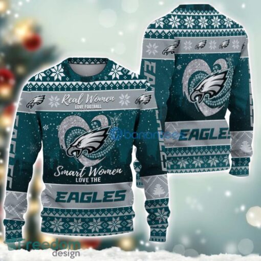 Philadelphia Eagles Logo Ugly Christmas Sweater For Fans Men And Women Christmas Gift Ideas Product Photo 2