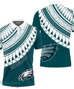Philadelphia Eagles Polynesian Pattern Polo Shirt