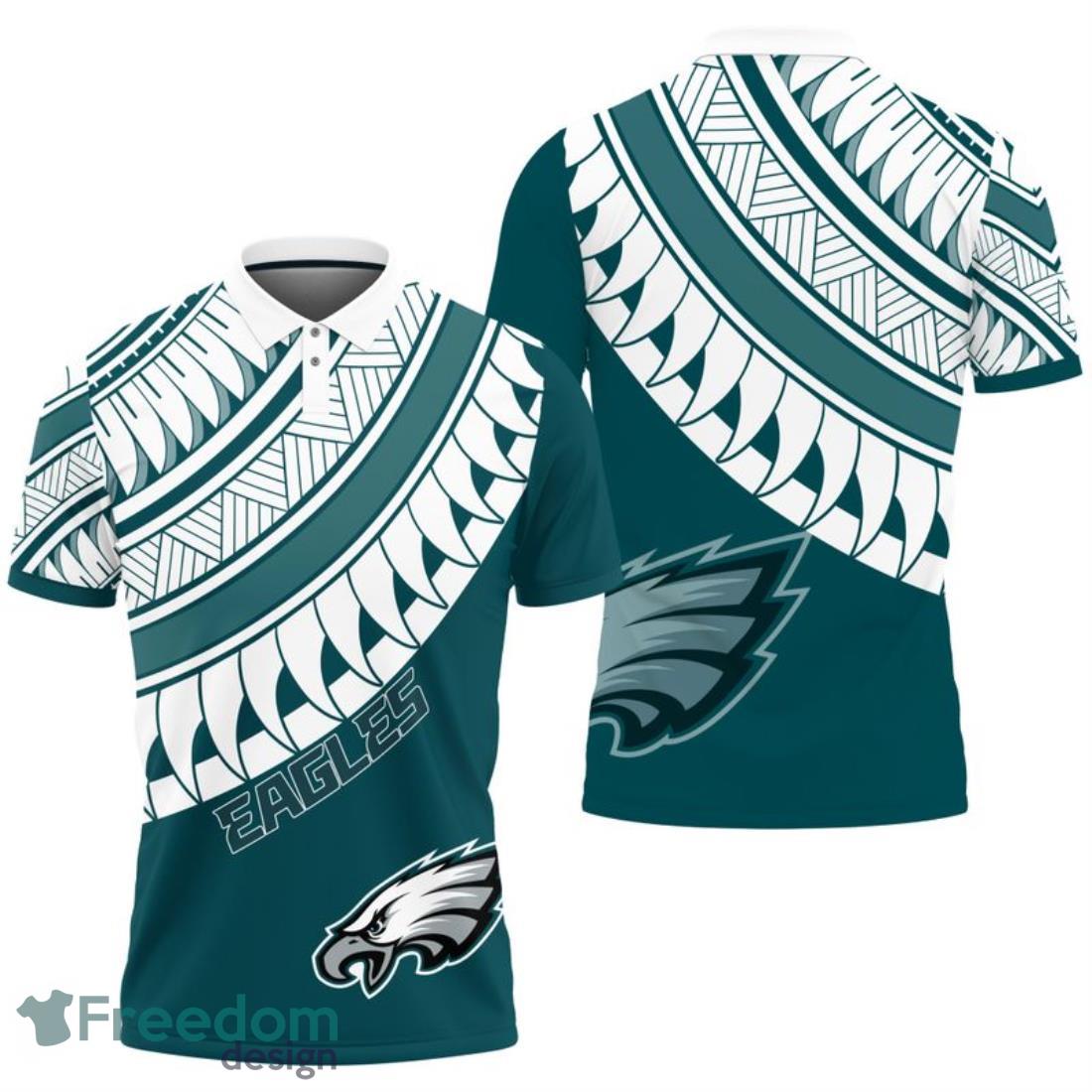 Philadelphia Eagles Polynesian Pattern Polo Shirt image Philadelphia Eagles Polynesian Pattern Polo Shirt Product Photo 1