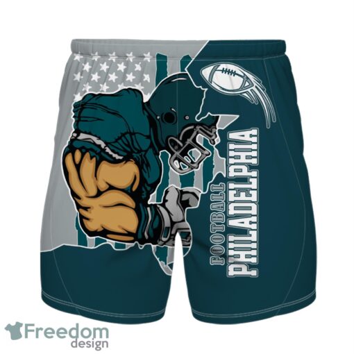 Philadelphia personalized name and number Hawaiian Shirt And Shorts Team Beach Shirt Product Photo 1