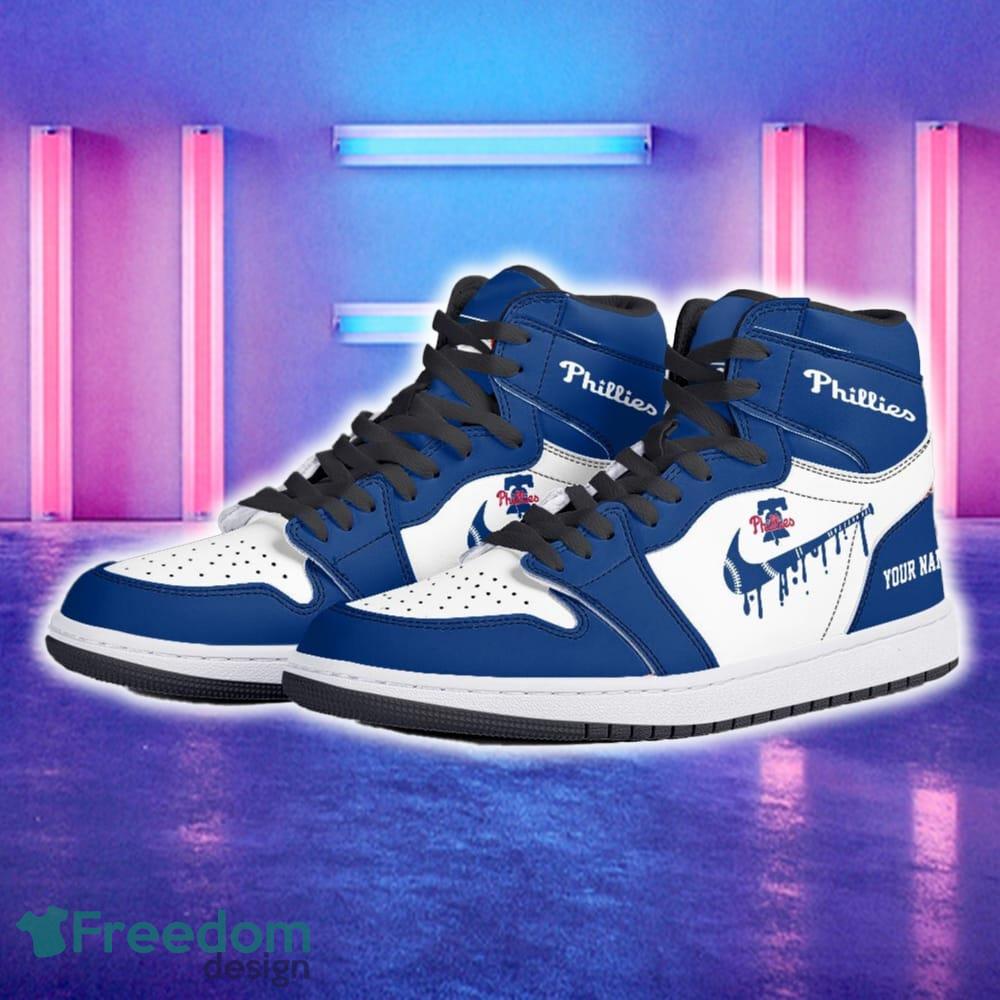Philadelphia Phillies AJ1 Hightop Shoes New For Men Women Gift Air Jordan Hightop Sneaker Custom Name image Philadelphia Phillies AJ1 Hightop Shoes New For Men Women Gift Air Jordan Hightop Sneaker Custom Name - Philadelphia Phillies Air Jordan 1 Hightop Shoes_5