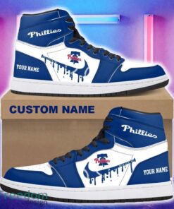 Philadelphia Phillies AJ1 Hightop Shoes New For Men Women Gift Air Jordan Hightop Sneaker Custom Name Philadelphia Phillies AJ1 Hightop Shoes New For Men Women Gift Air Jordan Hightop Sneaker Custom Name