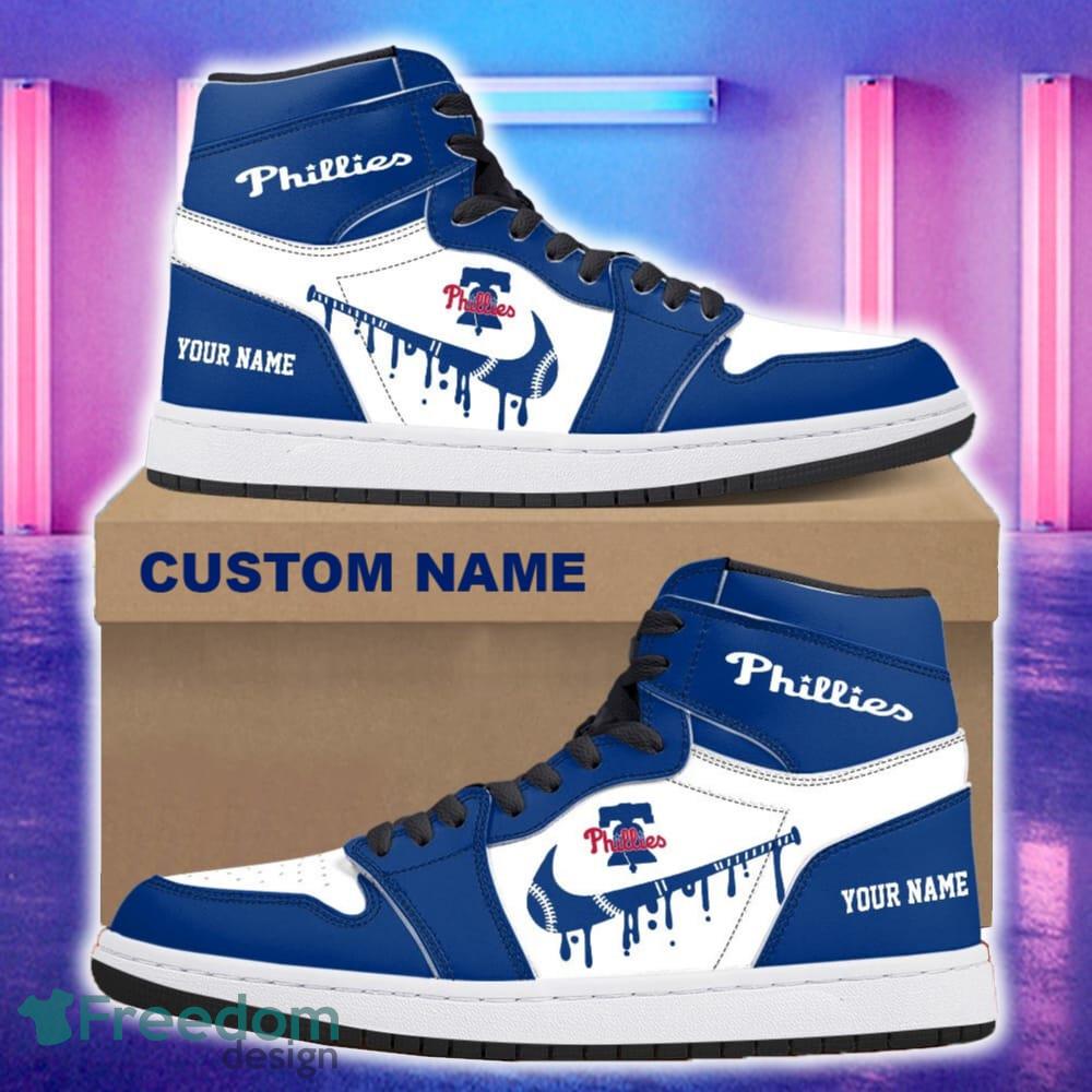 Philadelphia Phillies AJ1 Hightop Shoes New For Men Women Gift Air Jordan Hightop Sneaker Custom Name image Philadelphia Phillies AJ1 Hightop Shoes New For Men Women Gift Air Jordan Hightop Sneaker Custom Name - Philadelphia Phillies Air Jordan 1 Hightop Shoes_4