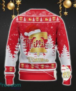Philadelphia Phillies Car For Fans 3D Sweater Ugly Christmas Santa Hat Tree Gift For Men Women - Philadelphia Phillies Ugly Christmas Sweater_3