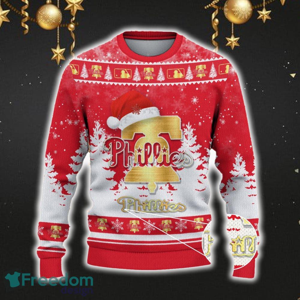 Philadelphia Phillies Car For Fans 3D Sweater Ugly Christmas Santa Hat Tree Gift For Men Women image Philadelphia Phillies Car For Fans 3D Sweater Ugly Christmas Santa Hat Tree Gift For Men Women - Philadelphia Phillies Ugly Christmas Sweater_2