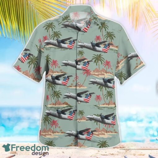 Piedmont Airlines Dash 8-100 Hawaiian Shirt Beach Summer Shirt Product Photo 2