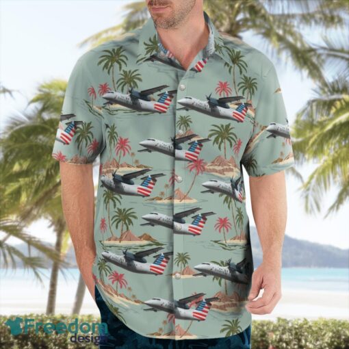 Piedmont Airlines Dash 8-100 Hawaiian Shirt Beach Summer Shirt Product Photo 3