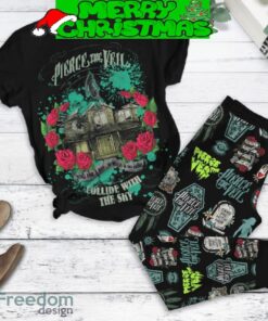 Pierce The Veil Collide With The Sky Fleece Pajamas Set For Women Gift Christmas - Pierce The Veil Collide With The Sky Fleece Pajamas Set-1