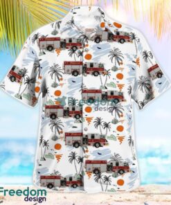 Pinehurst, North Carolina, Pinehurst Fire Department Beach Hawaiian Shirt Product Photo 3