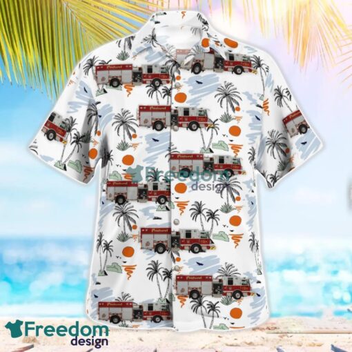 Pinehurst, North Carolina, Pinehurst Fire Department Beach Hawaiian Shirt Product Photo 3