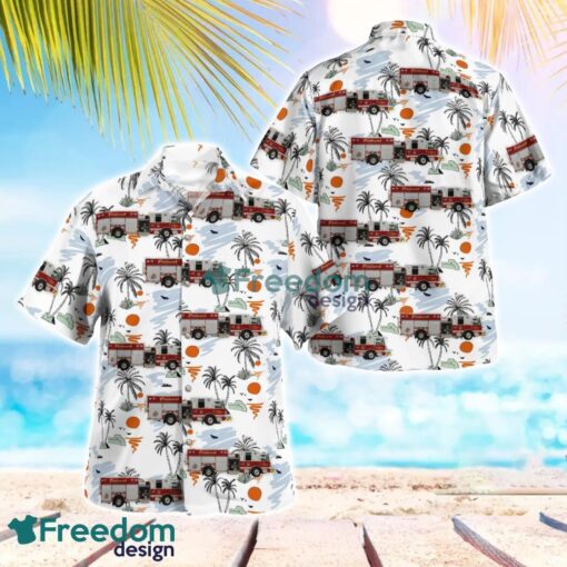 Pinehurst, North Carolina, Pinehurst Fire Department Beach Hawaiian Shirt Product Photo 1