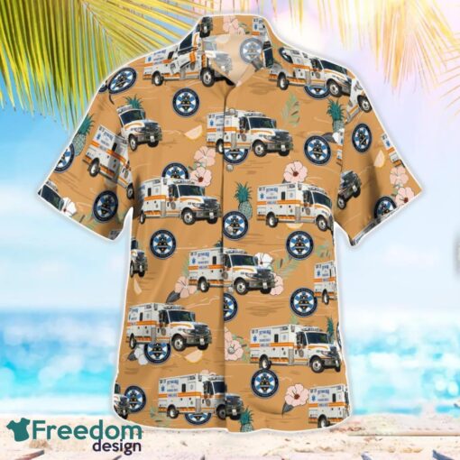 Pittsburgh Bureau of Emergency Medical Services (PEMS) Beach Shirt For Team Product Photo 2