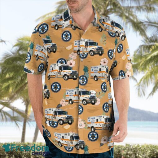 Pittsburgh Bureau of Emergency Medical Services (PEMS) Beach Shirt For Team Product Photo 3