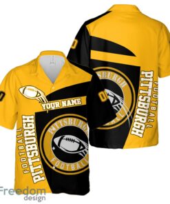 Pittsburgh Football Team Hawaiian Shirt And Shorts 3D Printed Team Gift Product Photo 1