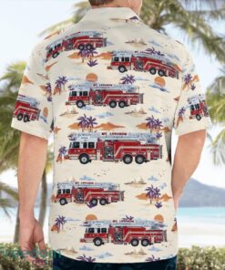 Pittsburgh, Pennsylvania, Mt. Lebanon Fire Department Aloha Hawaiian Shirt Beach Gift Shirt Product Photo 2