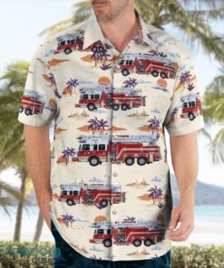 Pittsburgh, Pennsylvania, Mt. Lebanon Fire Department Aloha Hawaiian Shirt Beach Gift Shirt Product Photo 4