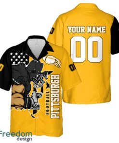 Pittsburgh personalized name and number Hawaiian Shirt And Shorts Team Beach Shirt Product Photo 2