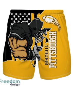 Pittsburgh personalized name and number Hawaiian Shirt And Shorts Team Beach Shirt