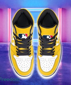 Pittsburgh Pirates AJ1 Hightop Shoes New For Men Women Gift Air Jordan Hightop Sneaker Custom Name - Pittsburgh Pirates Air Jordan 1 Hightop Shoes_6