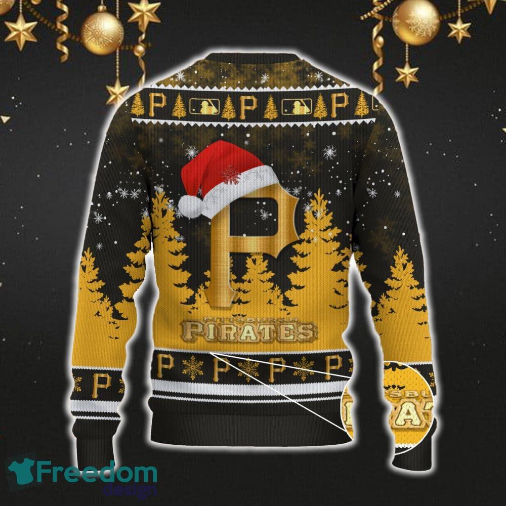 Pittsburgh Pirates Car For Fans 3D Sweater Ugly Christmas Santa Hat Tree Gift For Men Women image Pittsburgh Pirates Car For Fans 3D Sweater Ugly Christmas Santa Hat Tree Gift For Men Women - Pittsburgh Pirates Ugly Christmas Sweater_3