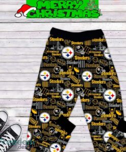 Pittsburgh Steelers Blitzburgh Ho Ho Ho NFL Team Christmas Holidays Fleece Pajamas Set Men Women For Fans - Pittsburgh Steelers Blitzburgh Ho Ho Ho NFL Team Christmas Holidays Fleece Pajamas Set-3