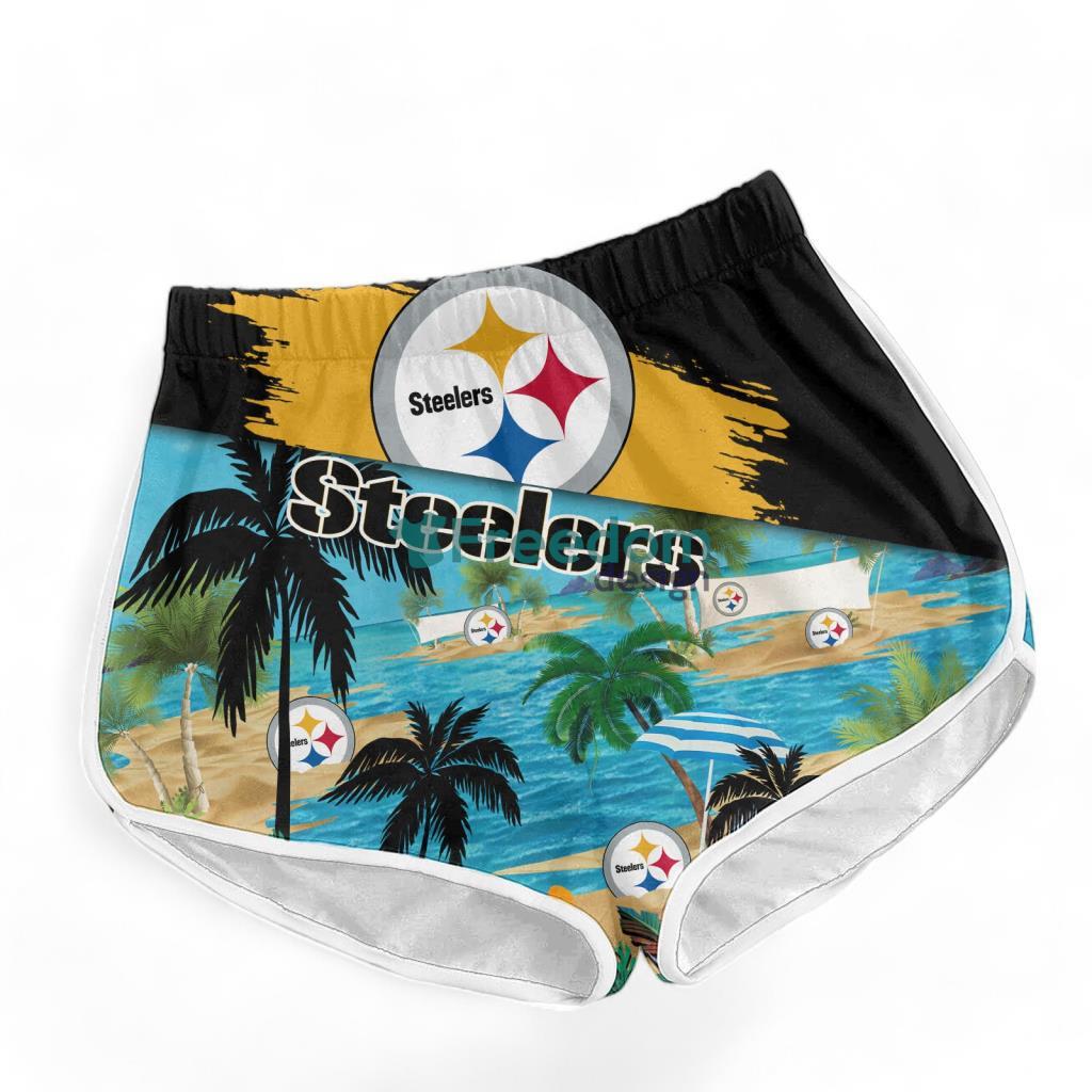 pittsburgh-steelers-logo-combo-hawaiian-shirt-and-short-trending-summer-for-fans-2.jpg Pittsburgh Steelers Logo Combo Hawaiian Shirt And Short Trending Summer For Fans Product Photo 3