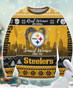 Pittsburgh Steelers Logo Ugly Christmas Sweater For Fans Men And Women Christmas Gift Ideas