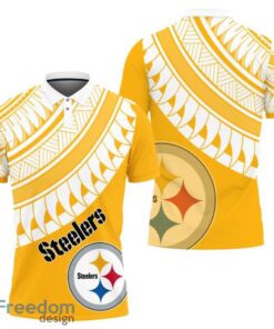 Pittsburgh Steelers Polynesian Pattern Polo Shirt