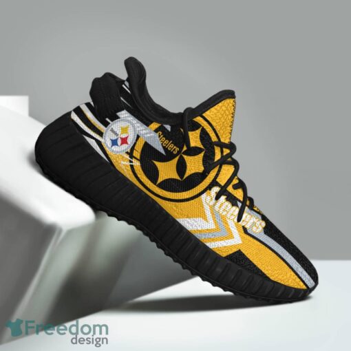 Pittsburgh Steelers Speedsters Yeezy Running Shoes For Fans Gift Men Women - Pittsburgh Steelers Speedsters Yeezy Boost Running Shoes_3