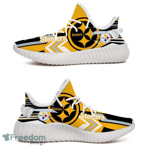 Pittsburgh Steelers Speedsters Yeezy Running Shoes For Fans Gift Men Women - Pittsburgh Steelers Speedsters Yeezy Boost Running Shoes_5