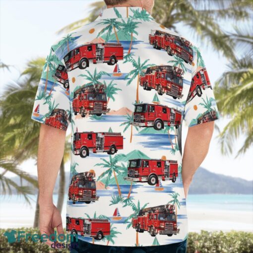 Placer Fire District Hawaiian Shirt Beach Summer Shirt Product Photo 2