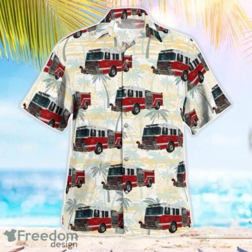 Platteville-Gilcrest Fire Protection District Platteville, Colorado Aloha Hawaiian Shirt Beach Gift Shirt Product Photo 3