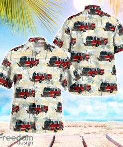 Platteville-Gilcrest Fire Protection District Platteville, Colorado Aloha Hawaiian Shirt Beach Gift Shirt Product Photo 1