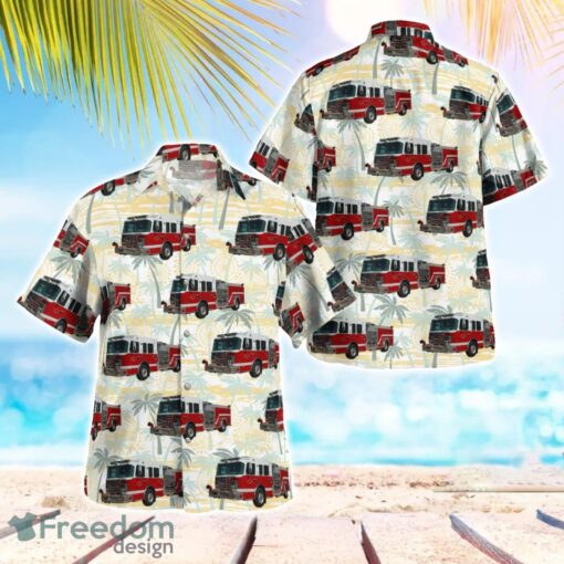 Platteville-Gilcrest Fire Protection District Platteville, Colorado Aloha Hawaiian Shirt Beach Gift Shirt Product Photo 1