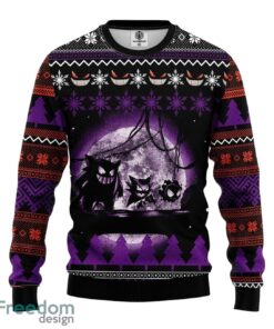 Pokemon Ghost All-Over Print Christmas Sweater